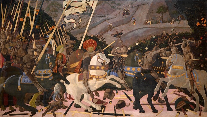 Bitva u San Romana (londýnská deska), Paolo Uccello