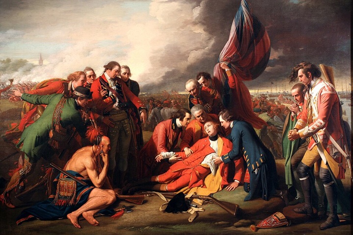 Smrt generála Wolfa, Benjamin West