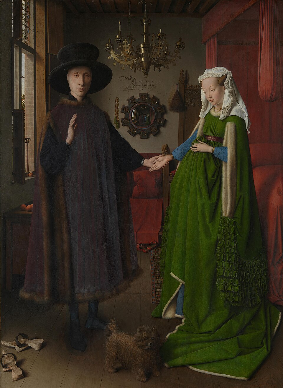 Svatba manželů Arnolfiniových, Jan van Eyck