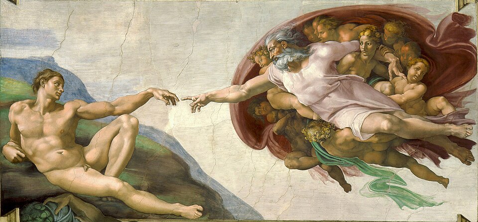 Stvoření Adama, Michelangelo Buonarroti