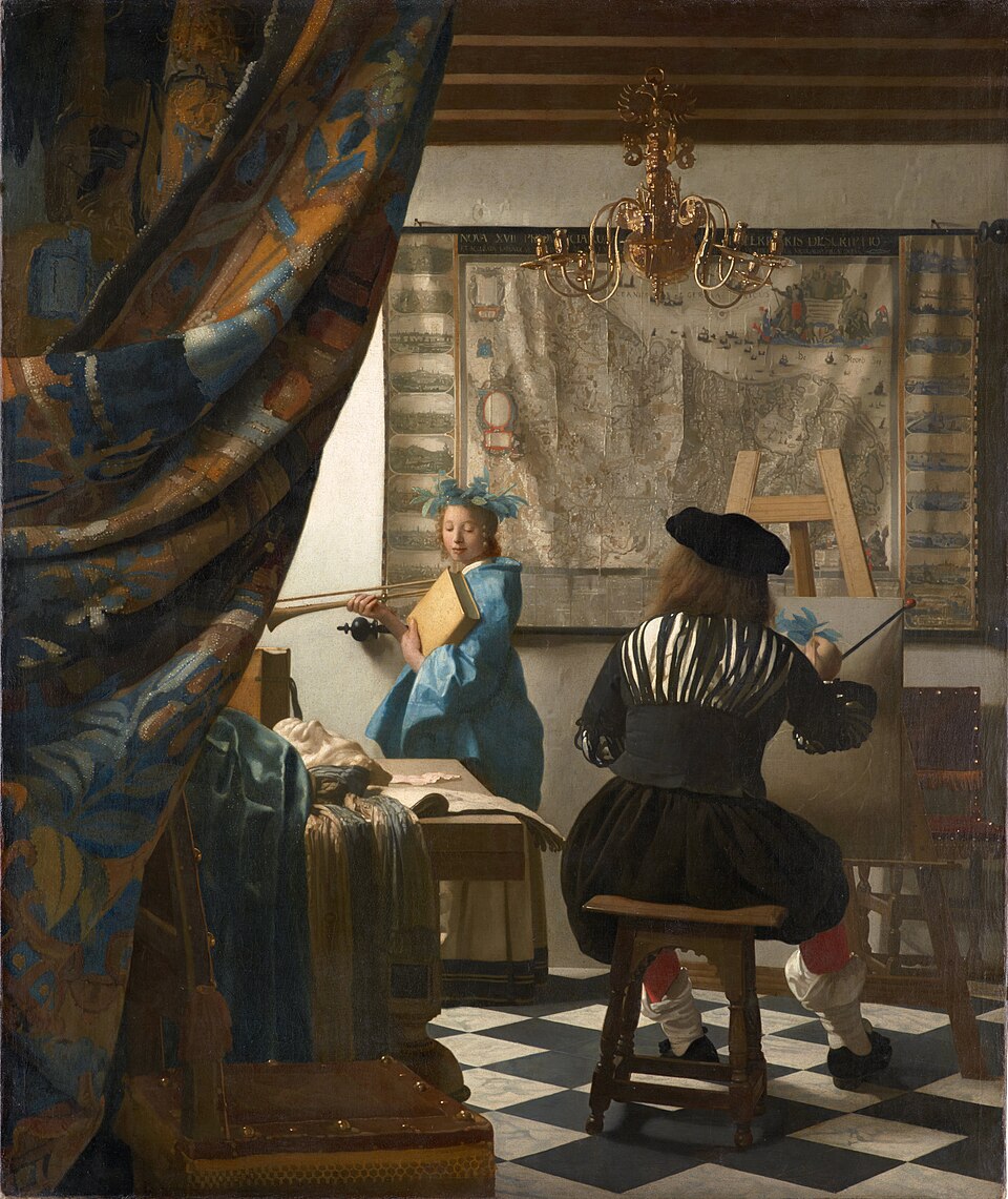 Alegorie malířství, Jan Vermeer